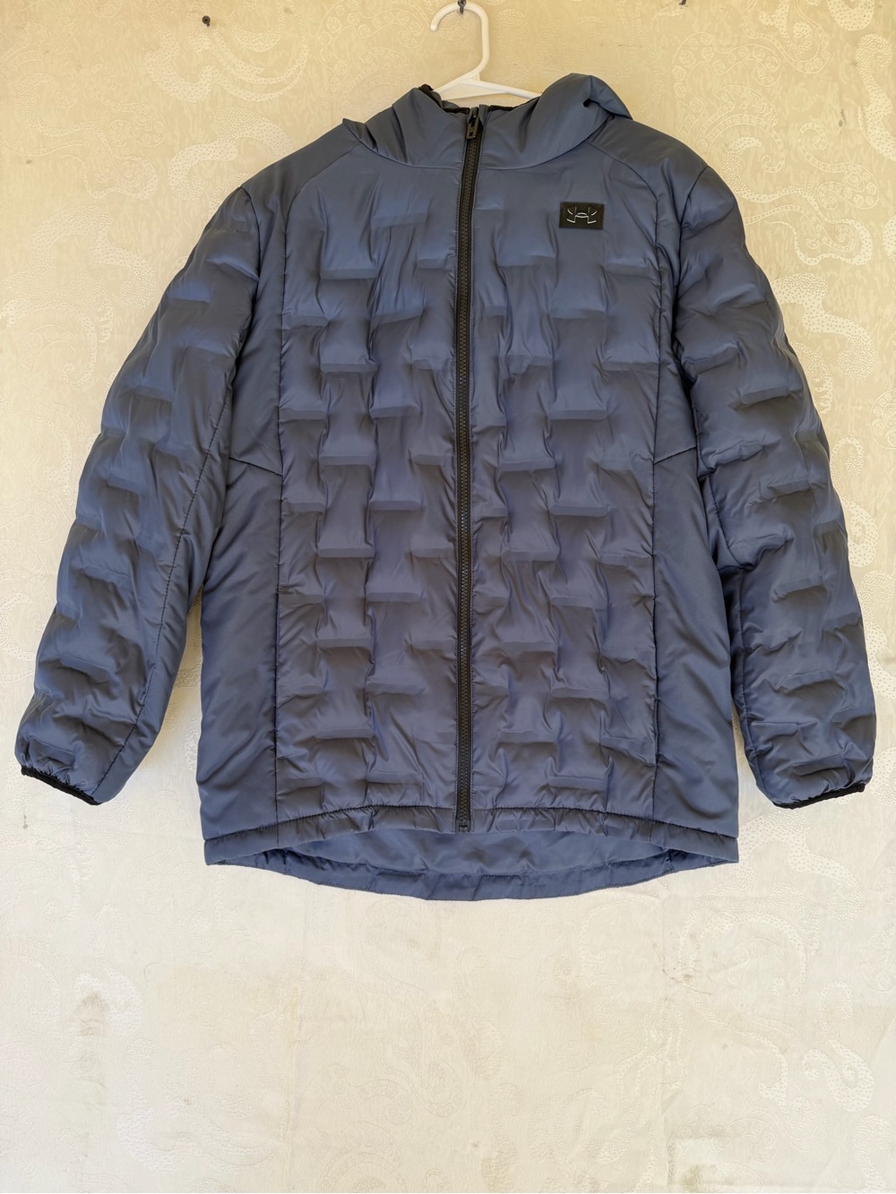 Under Armour Men's Hooded Puffer Jacket in Slate Blue